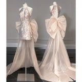 Elegant Mermaid Straps Long Sequin Prom Dress HZ1024