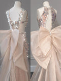 Elegant Mermaid Straps Long Sequin Prom Dress HZ1024