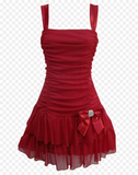 Cute A line Straps Red Short Homecoming Dress Birthday Dresses HZ1024