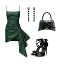 Simple Sheath Spaghetti Straps Dark Green Lace Short Homecoming Dress Birthday Dress HZ1024