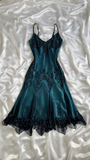 Elegant Sheath Spaghetti Straps Chiffon Navy Blue Prom Dresses Evening Dress With Beads HZ1024