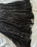 Sexy Bodycon Mermaid Straps Long Beads Backless Black Prom Dress Party Dresses HZ1024