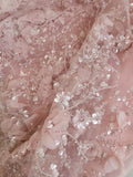 Cute A Line Straps Sleeveless Blush Pink Tulle Sequin Long Prom Dresses HZ1024