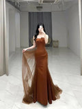 Elegant Princess Party Wear Gown Long Prom Dresses HZ1024