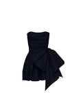 Cute A line Sweetheart Black Short Homecoming Dresses Cocktail Dress HZ1024