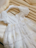 Modest A Line Strapless White Short Tulle Homecoming Dresses Party Dress HZ1024