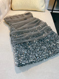 Modest Sheath Strapless Gray Sequin Short Homecoming Dresses Birthday Outfits HZ1024