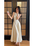 Pretty Sheath Scoop Ankle Length Prom Dresses Simple Evening Dress HZ1024