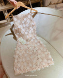 Cute A Line Scoop 18th Birthday Dress Short Homecoming Dresses HZ1024