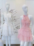 Cute A line Hlater 18th Birthday Dress Pink Homecoming Dresses HZ1024