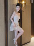 Elegant A Line Spaghetti Straps Tulle 18th Birthday Dress Short Homecoming Dresses HZ1024