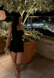 Charming A Line Strapless Satin Short Homecoming Dress 20th Birthday Outfits HZ1024