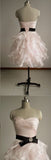 Adorable Cute Organza Light Pink Short Formal Dress Homecoming Dress HZ1024