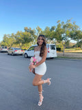 Sexy Mermaid Sheath Strapless Pleated Satin Short Homecoming Dress 21th Birthday Outfits HZ1024