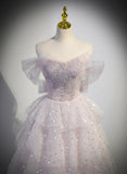 Pink Sweetheart Tulle Ball Gown Beaded Shiny Prom Dress Pink Sweet 16 Dress HZ1024