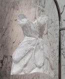 Cute A line Straps White Sequin Short Homecoming Dress 19th Birthday Outfits HZ1024