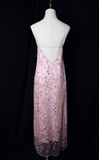 Vintage Mermaid Spaghetti Straps Sequin Prom Dresses HZ1024