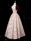 Vintage Ball Gown Strapless Velvet Burgundy Prom Dress Long Pink Evening Dress HZ1024