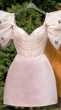 Vintage A line Light Pink Sequin Birthday Outfits Homecoming Dress HZ1024