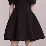 Sexy A line Spaghetti Straps Black Satin Birthday Outfit Homecoming Dresses HZ1024