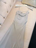 Simple Sheath Straps Chiffon Homecoming Dress 21st Birthday Outfit HZ1024