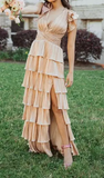 Simple A line Long Prom Dresses Evening Dress HZ1022