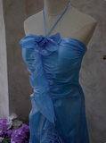 Beautiful Halterneck Off-shoulder Sleeveless Irregular Birthday Party Homecoming Dress HZ1022