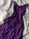 Charming Purple V-Neck Chiffon Prom Dress HZ1022