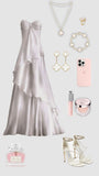 Sexy A line Sweetheart Party Dresses White Long Prom Dresses HZ1022