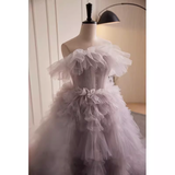Stunning Ball Gown Strapless Tulle Sweet 16 Dresses HZ1024