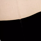 Simple A line Off The Shoulder Velvet Black Bridesmaid Dress HZ1024