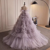 Stunning Ball Gown Strapless Tulle Sweet 16 Dresses HZ1024