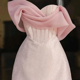 Off-Shoulder Beaded Ruched Satin A-Line Mini Homecoming Dress HZ1024